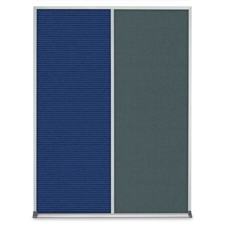United Visual Products Single Door Radius Plus Corkboard, 36"X UV8002PLUS-SATIN-AMETHY